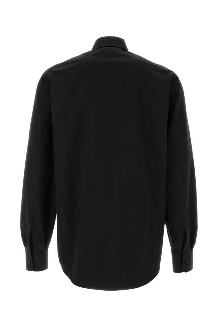 Alexander Mcqueen Black Poplin Shirt