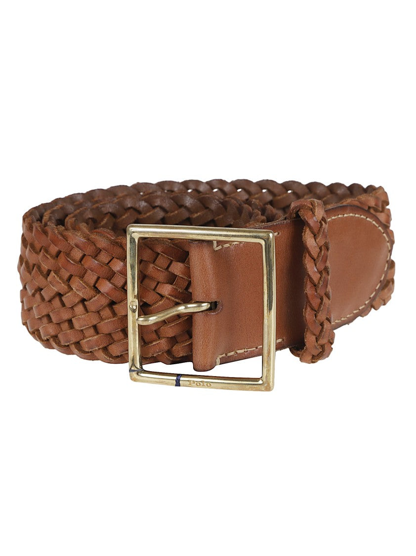 Polo Ralph Lauren Soft Woven Leather Belt