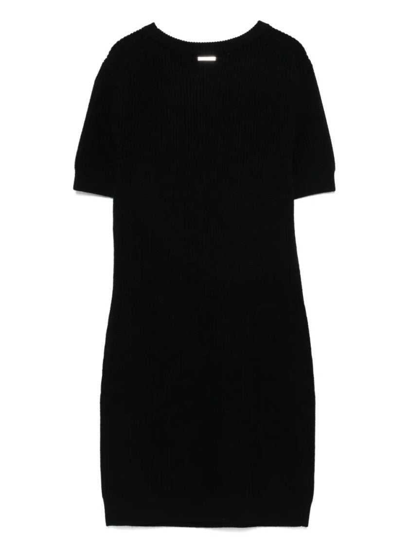 Michael Kors Merino Ss Shaker Mini Dress