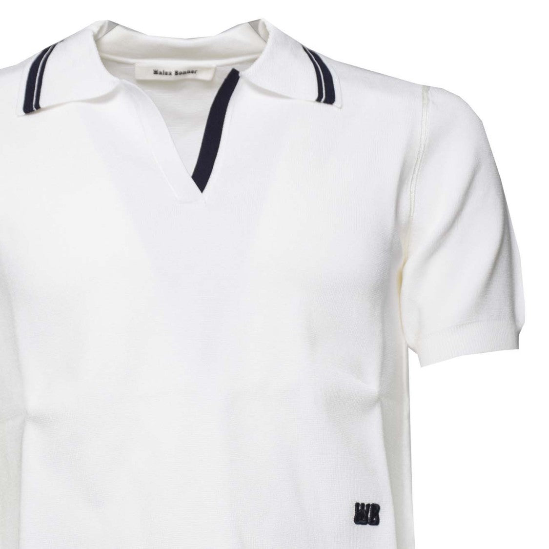 Wales Bonner Verse Viscose Polo White