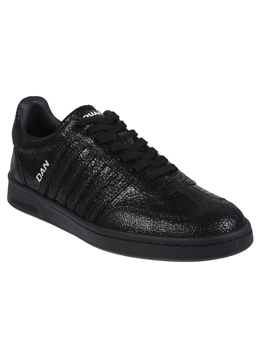 Dsquared2 Boxer Lace-Up Calf Leather Sneakers