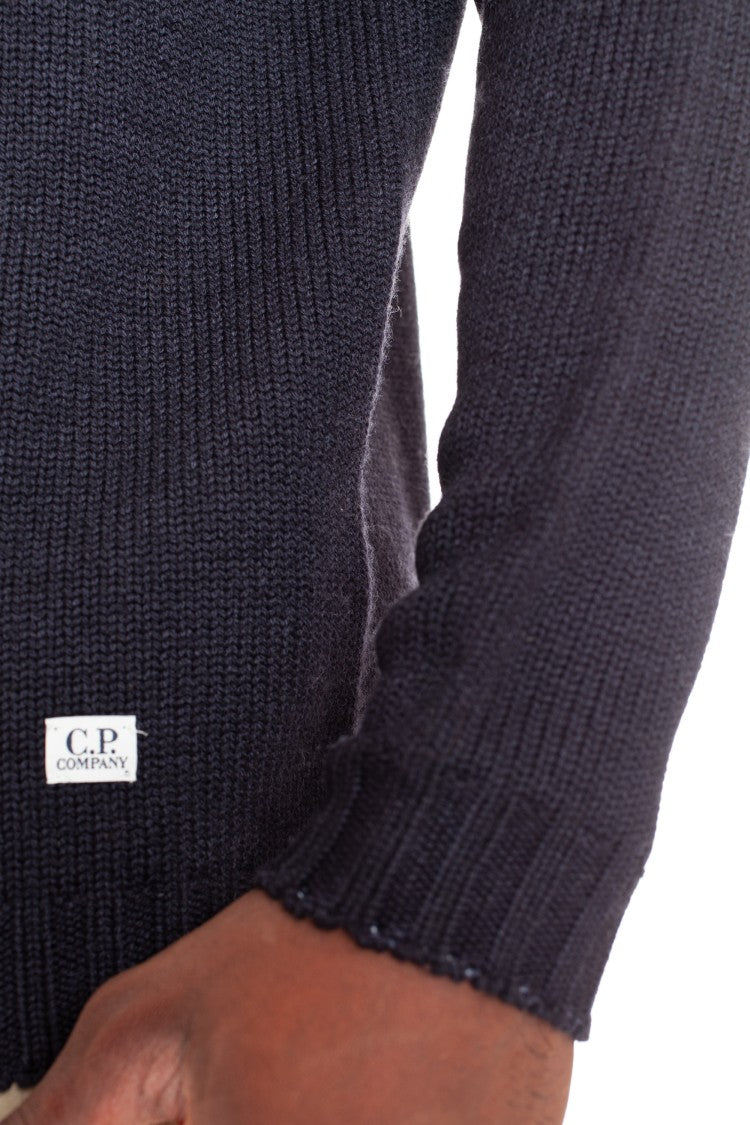 C.P. Company Virgin Wool Frosted Dye Crewneck Sweater