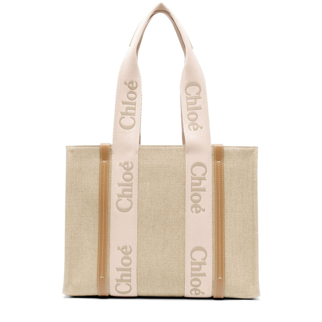 Chloé Medium Tote Bag With Silhouette And Branding Straps