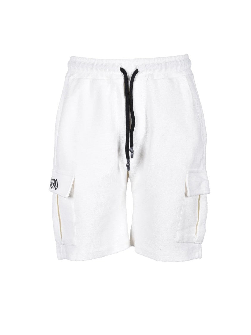 Takeshy Kurosawa White Relaxed Fit Cotton Shorts