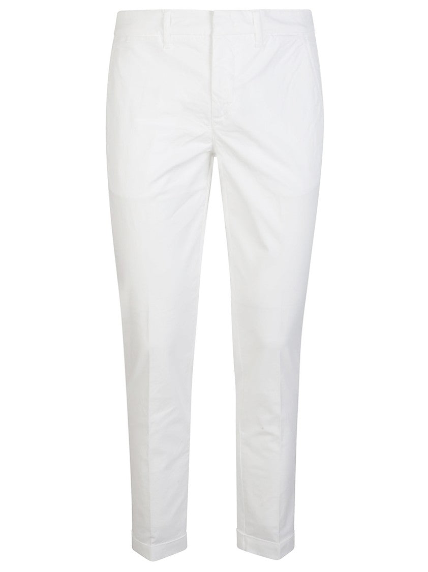 Fay Capri Classic Stretch Cotton Cropped Pants