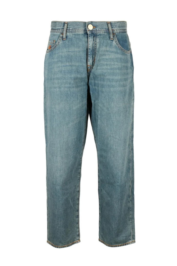 Jacob Cohen Cotton Jeans - Light Blue