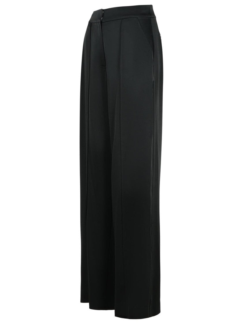 Simkhai 'Kyra' Black Acetate Blend Pants