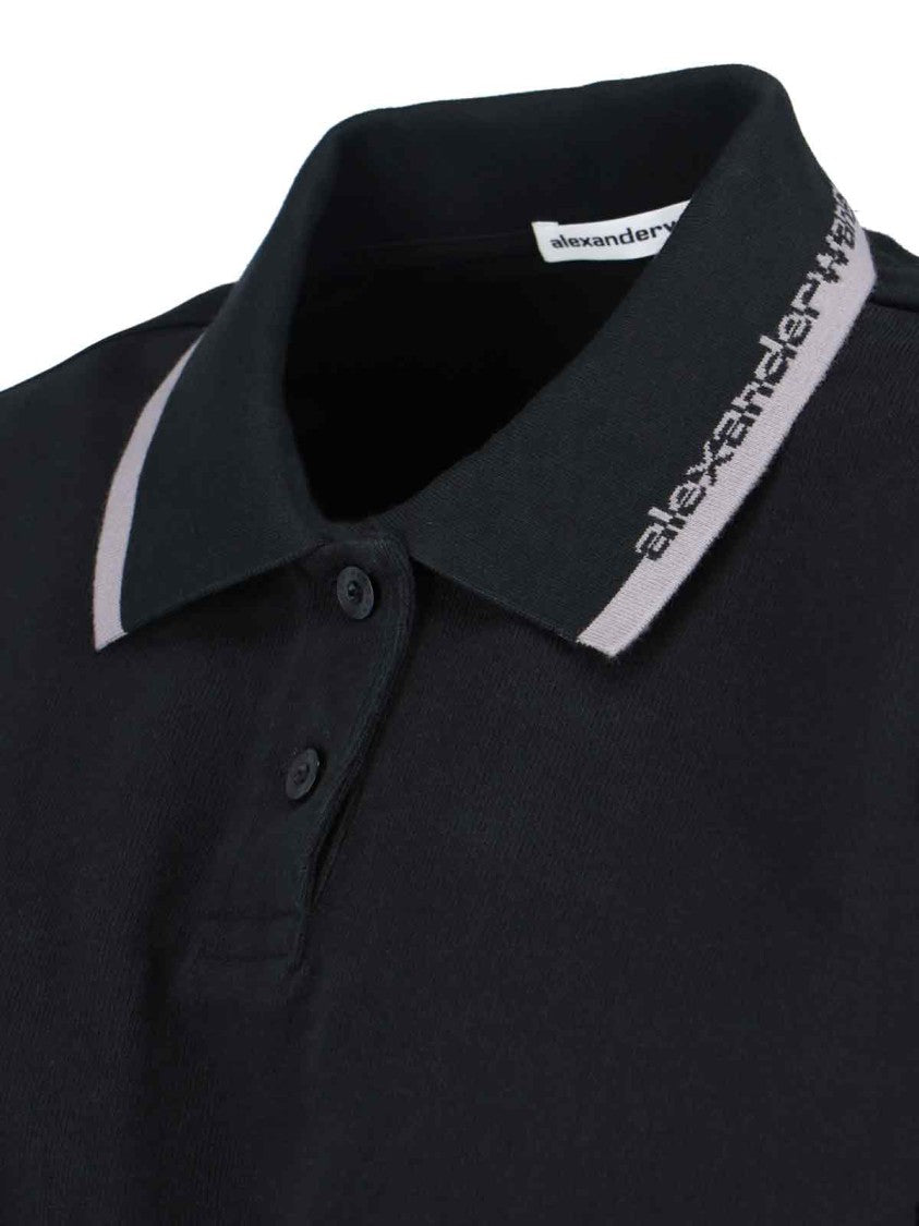 Alexander Wang Logo Polo – Black