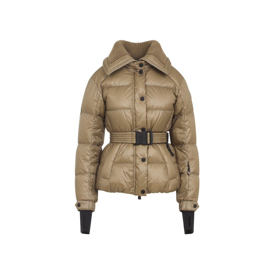 Moncler Grenoble Padded Down Coat With Adjustable Belt
