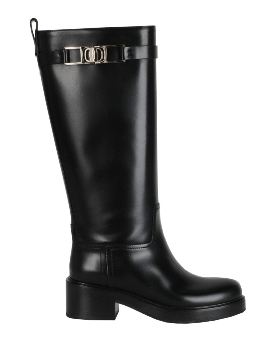 Ferragamo Rosalie Leather Boots
