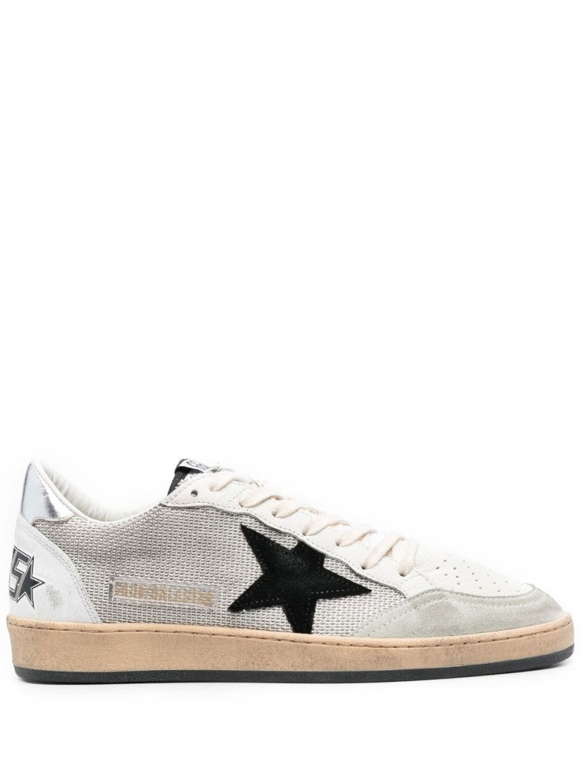 Golden Goose Perforated Mesh And Suede Low-Top Sneakers