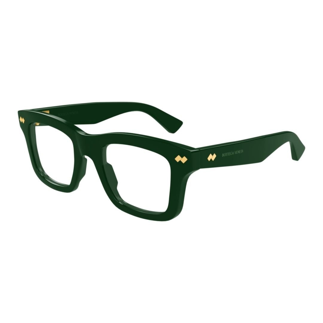 Bottega Veneta Eyeglasses Bv1353o 008 Green Green Transpare 51/20/145
