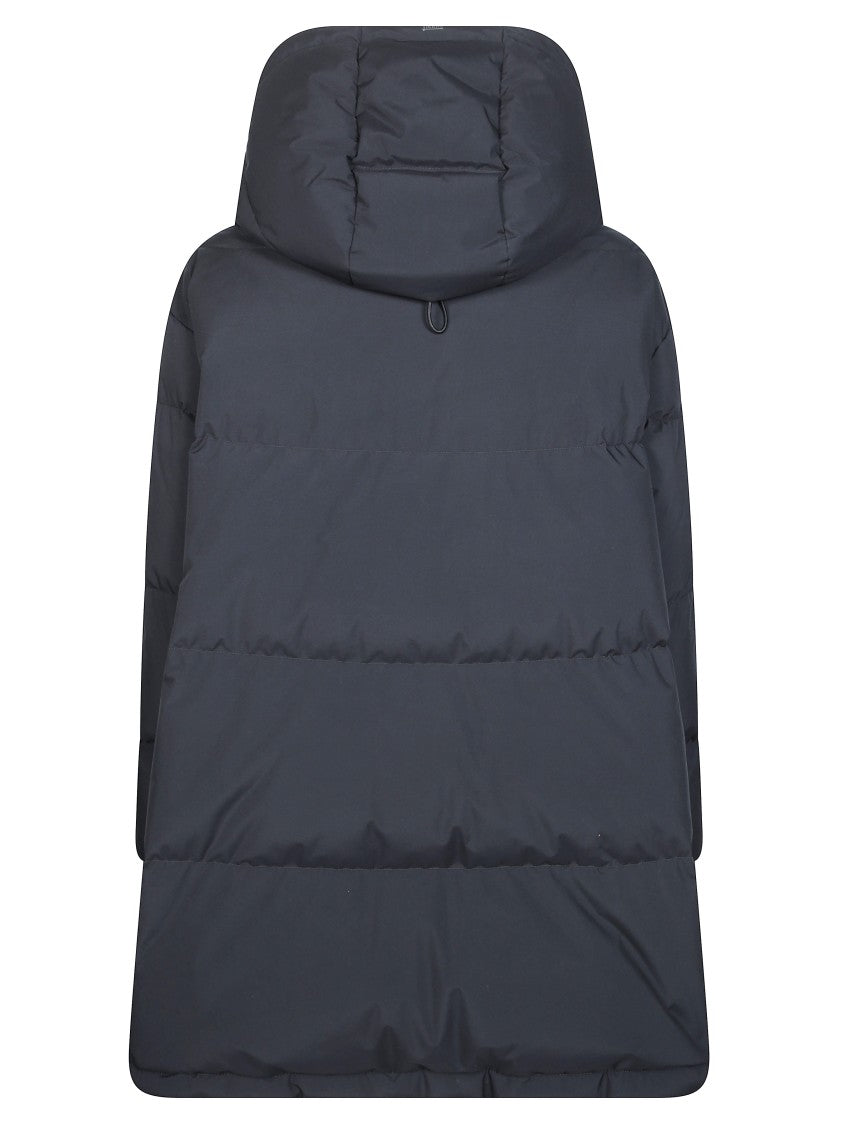 Herno Double-Layered Short Hooded Down Jacket