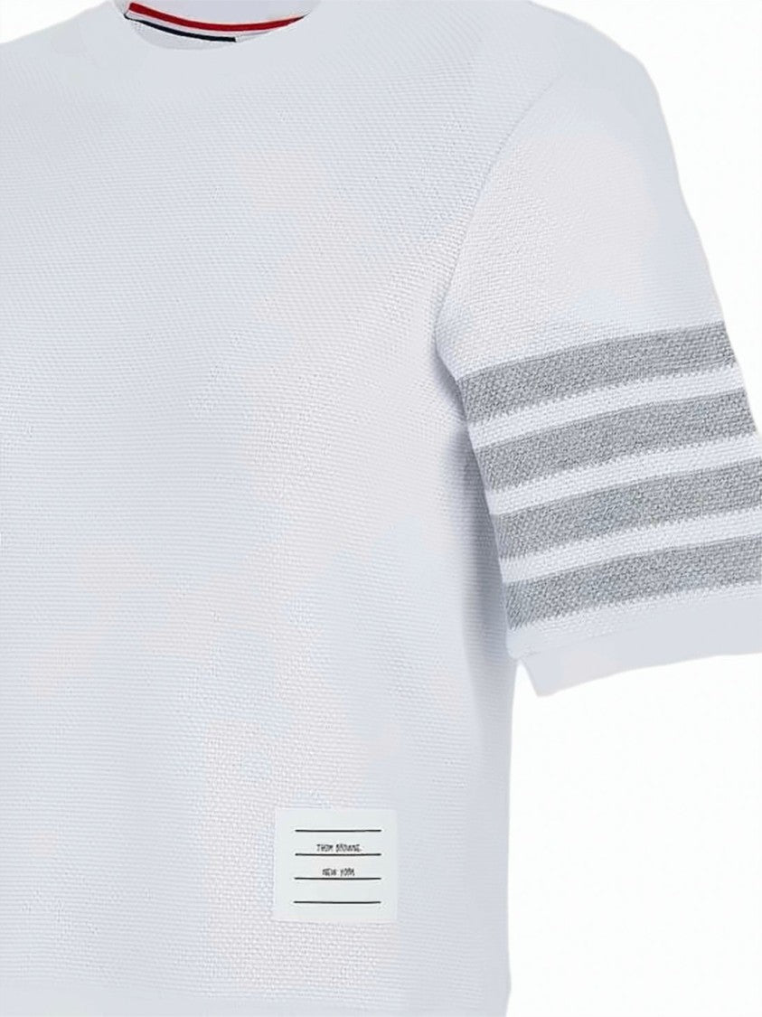 Thom Browne Textured Cotton Piqué Top