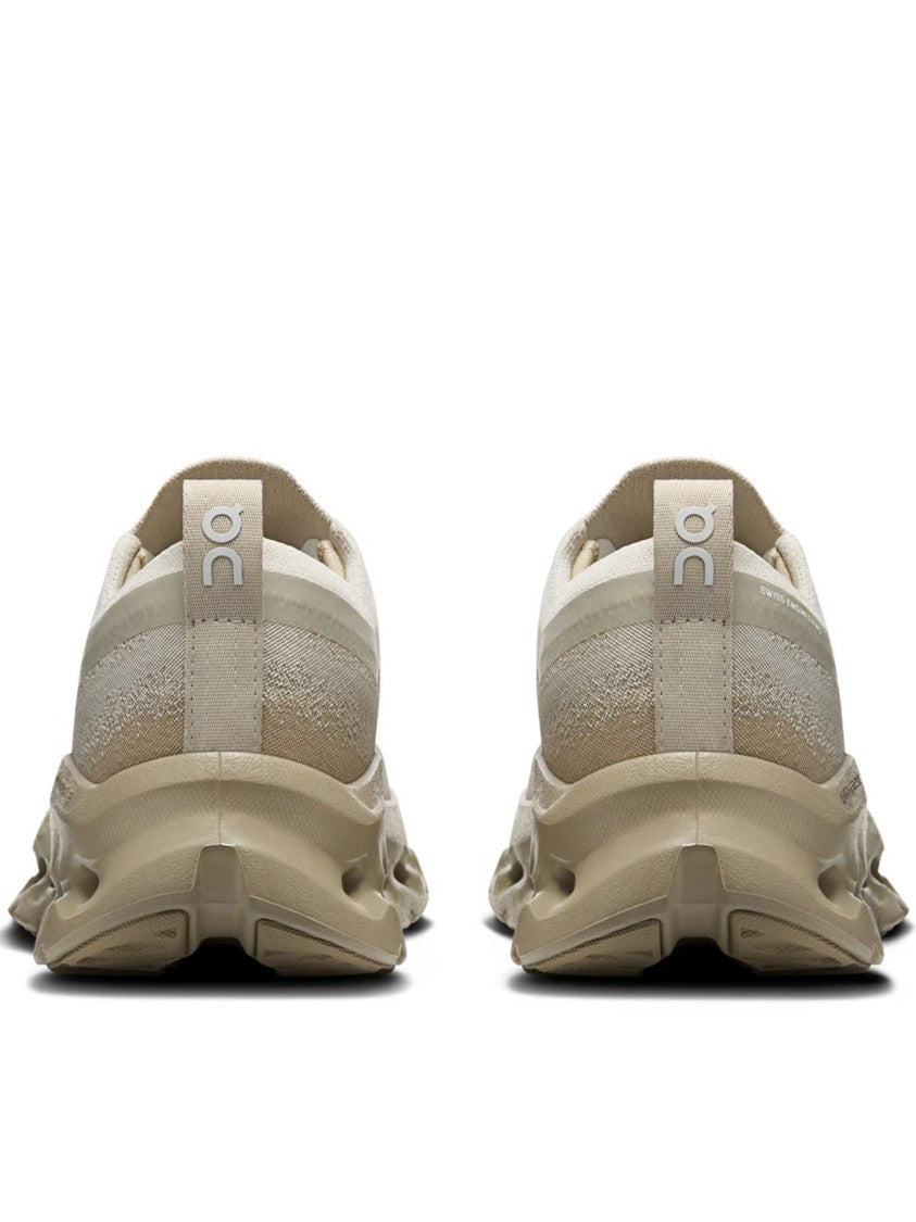 On Beige Cloudtilt Mo Breathable Mesh Running Sneakers