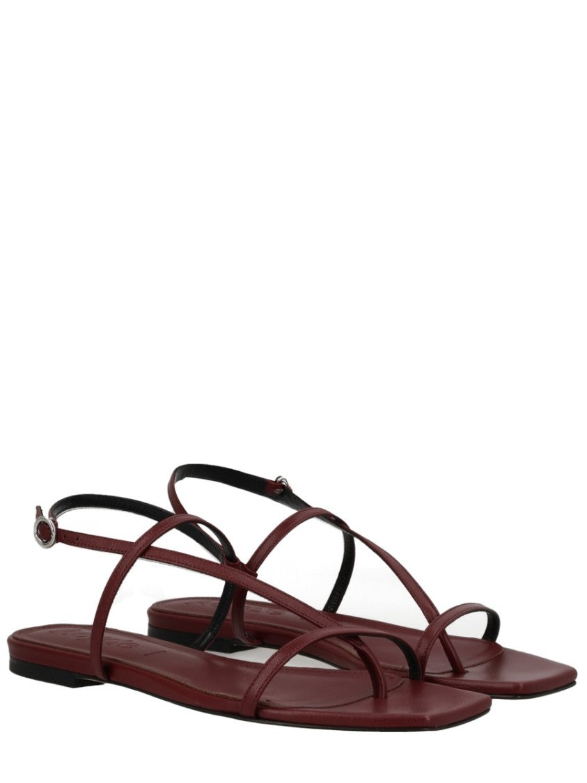 Aeydē Leather Minimalist Thong Sandals