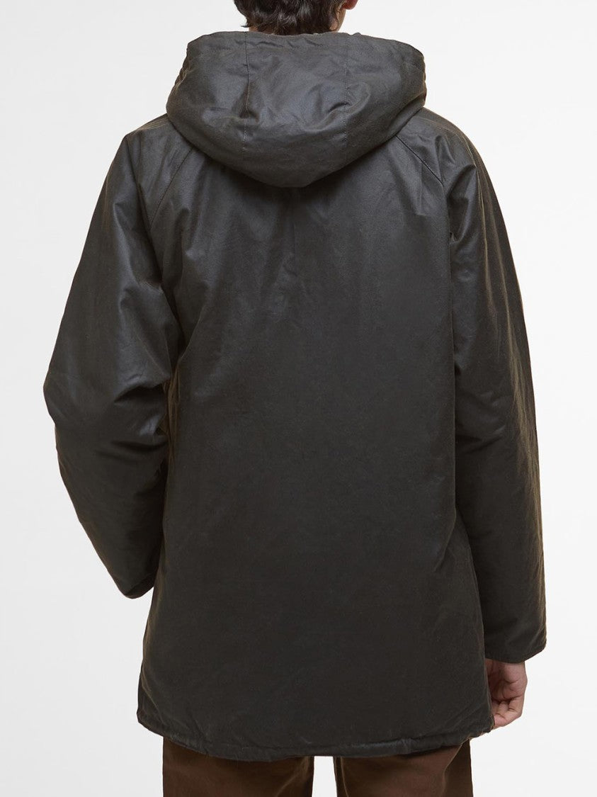 Barbour Traditional Waxed Parka With Adjustable Hood