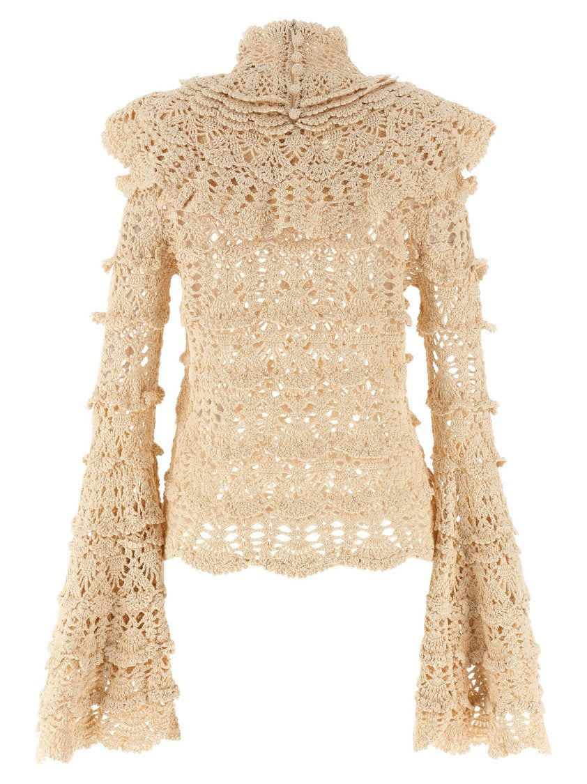 Zimmermann 'Hypnotic Hand Crochet' Sweater