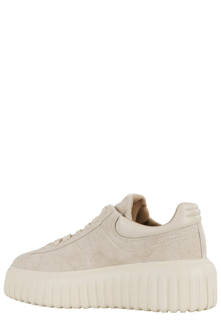 Hogan Hogan H Stripes Lace-Up Sneakers With Embossed Logo