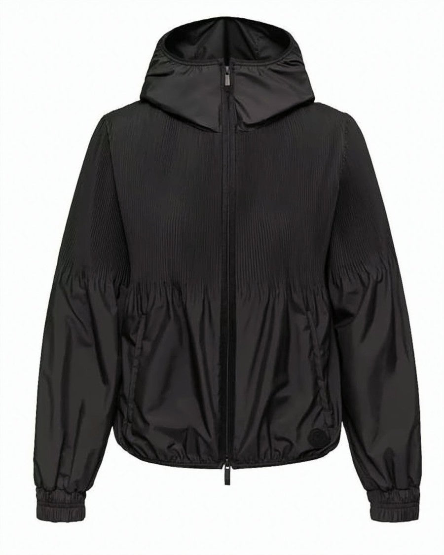 Moncler Hooded Moncler Jacket With Textured Upper