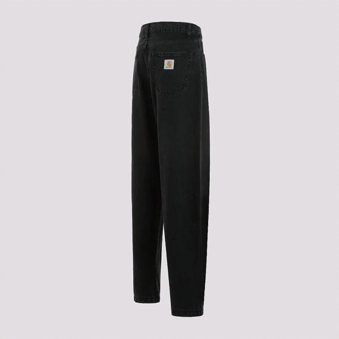 Carhartt Wip Straight-Leg Black Denim Pants