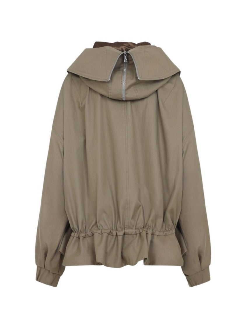 Dries Van Noten Voluminous Jacket With Structured Collar