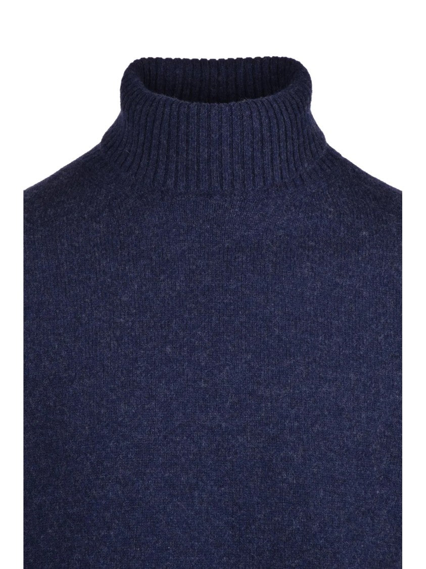Daniele Fiesoli High Neck Extrafine Merino Wool Sweater