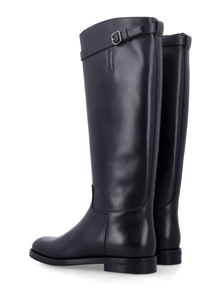 Church's Black Smooth Leather Michelle Boots