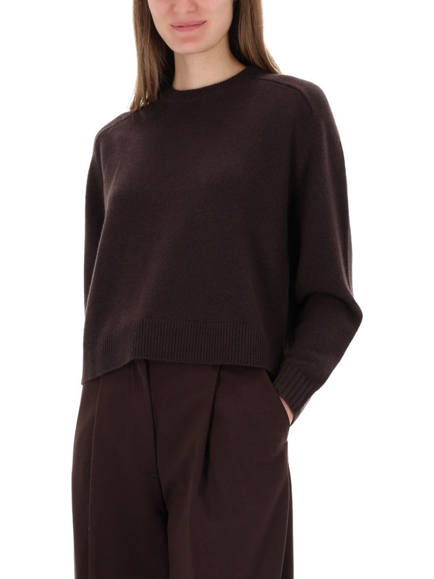 Theory Boxy Cropped Cashmere Sweater