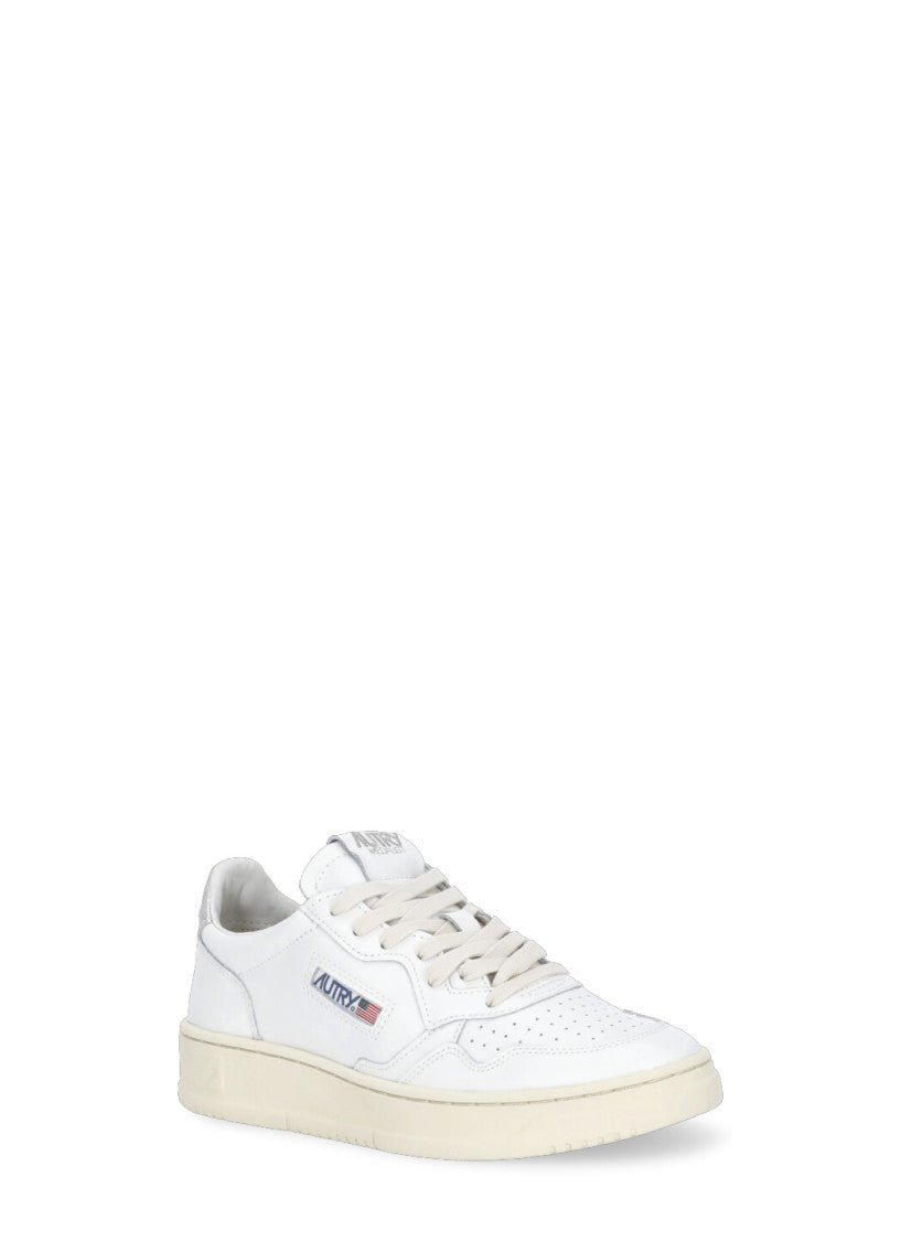 Autry White Smooth Leather Sneakers
