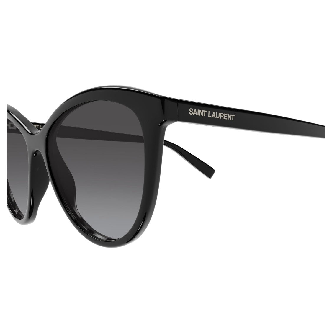 Saint Laurent Rounded Cat-Eye Sunglasses With Gradient Lenses
