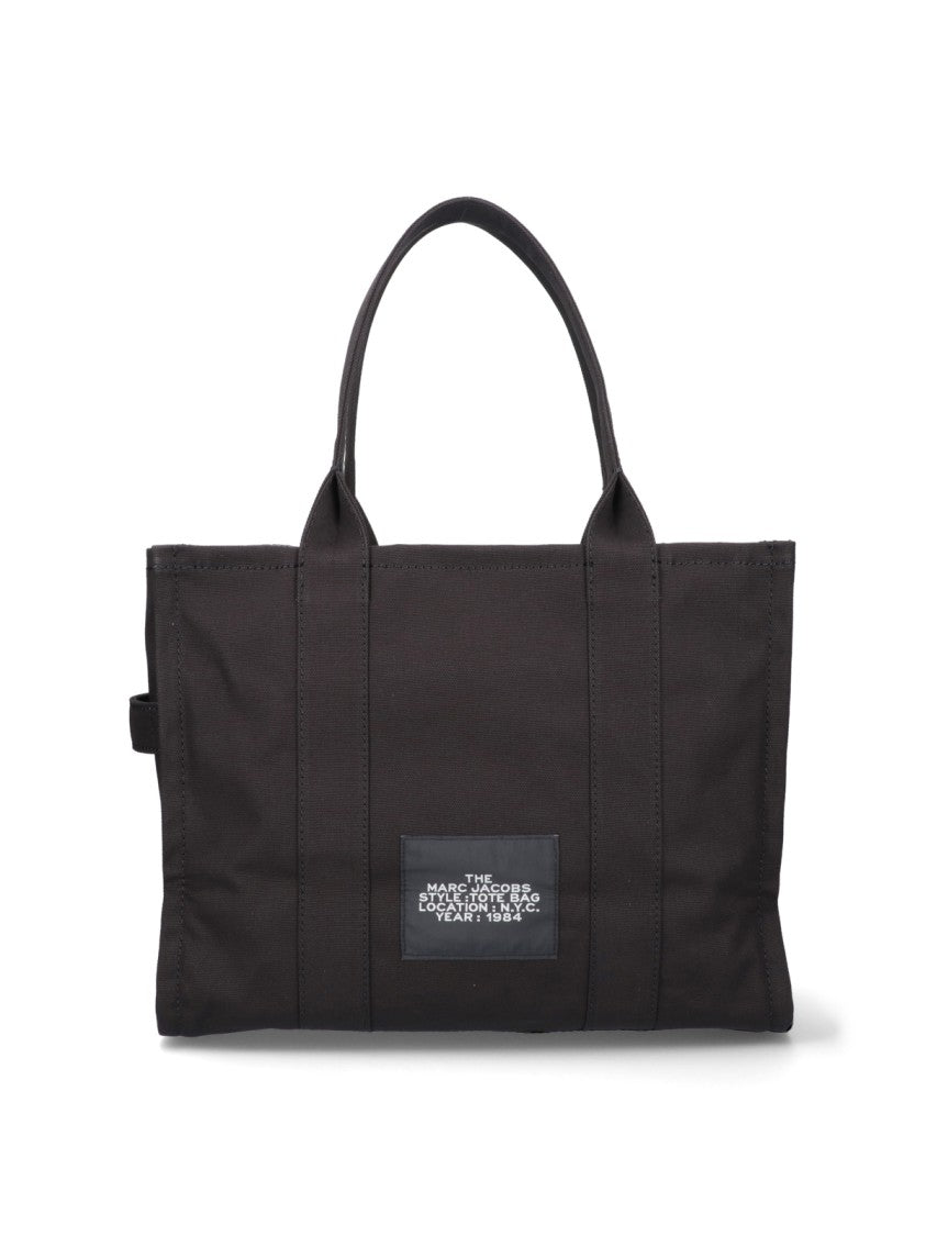 Marc Jacobs 'The Large Canvas' Tote Bag – Black