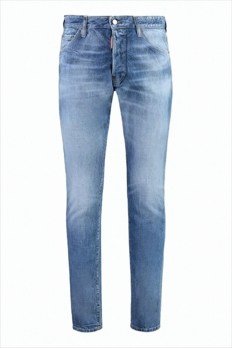 Dsquared2 Faded Blue Slim Fit Denim Pants
