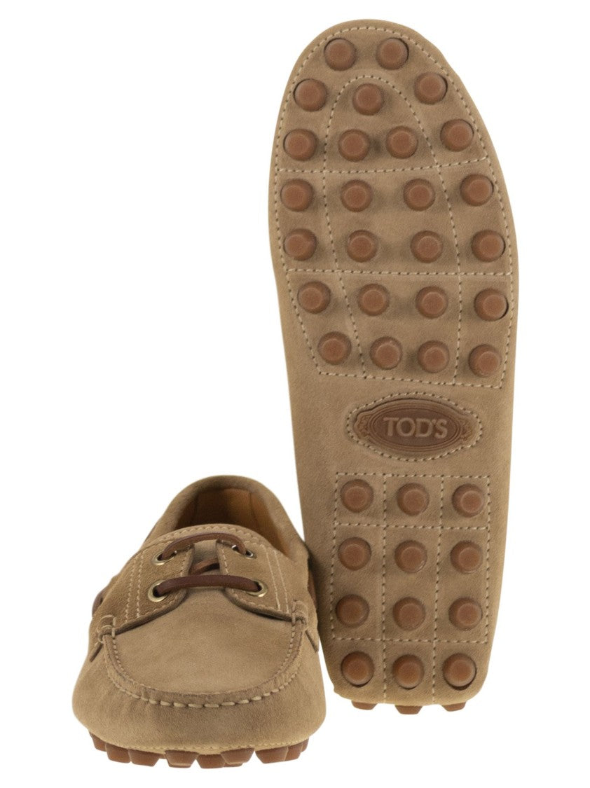 Tod's Rubber Bubble Suede Boat