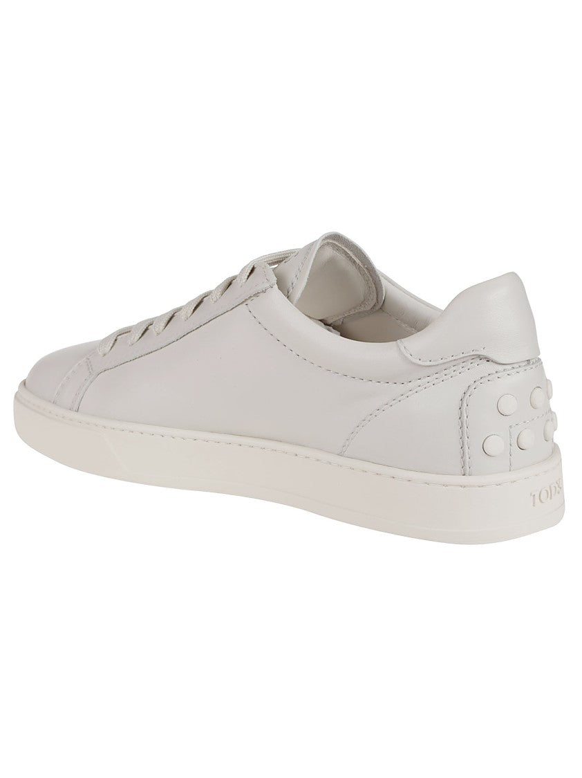 Tod's Cassetta 04 White Leather Sneakers