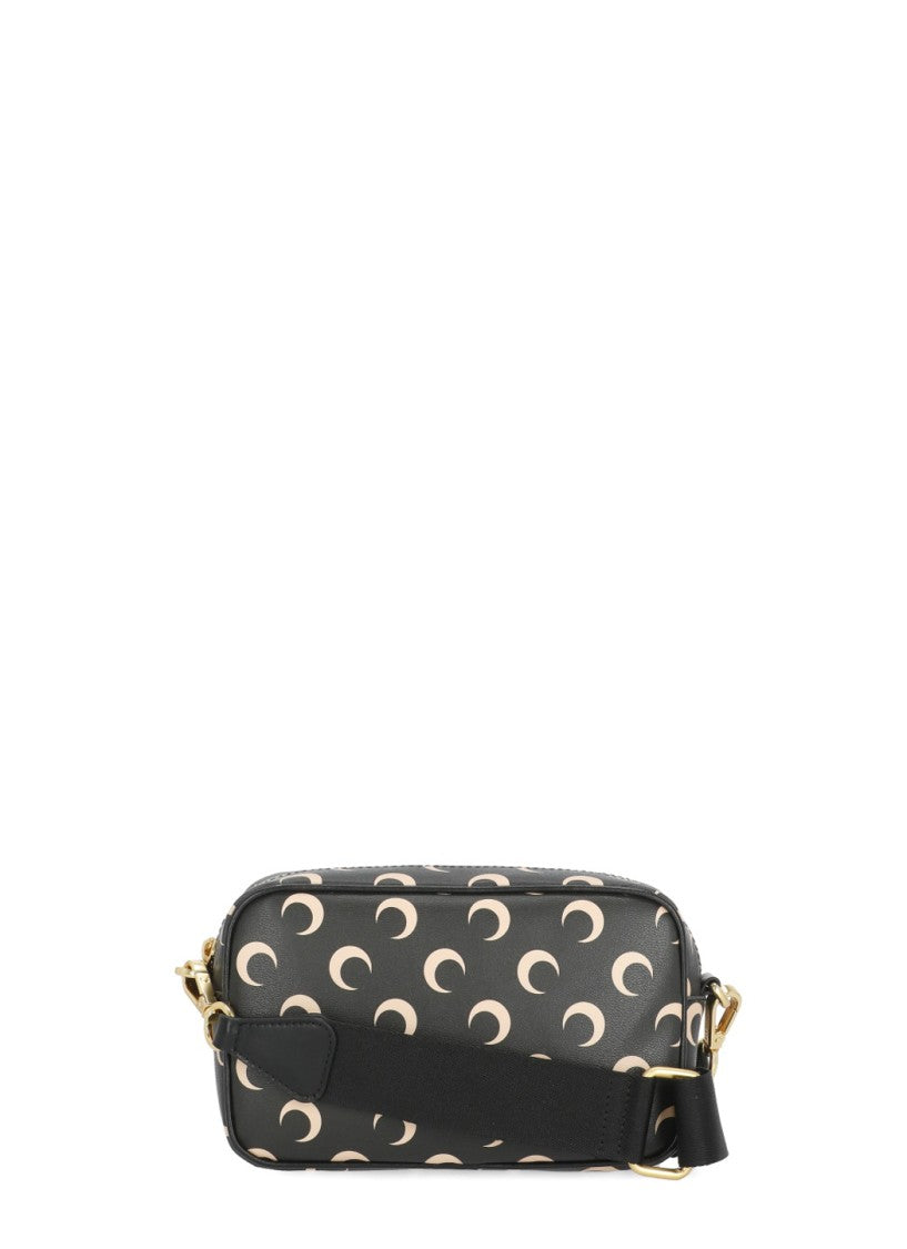 Marine Serre Rectangular Shoulder Bag With All-Over Crescent Moon Pattern