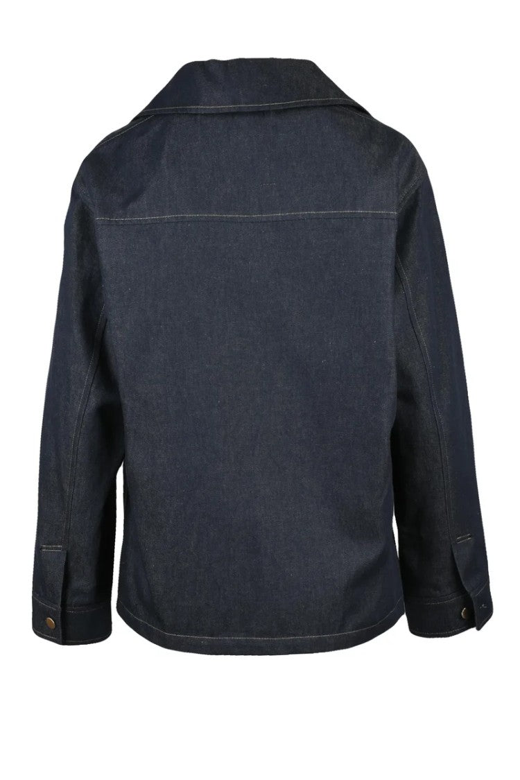 Max Mara Amico Denim Blouse - Blue