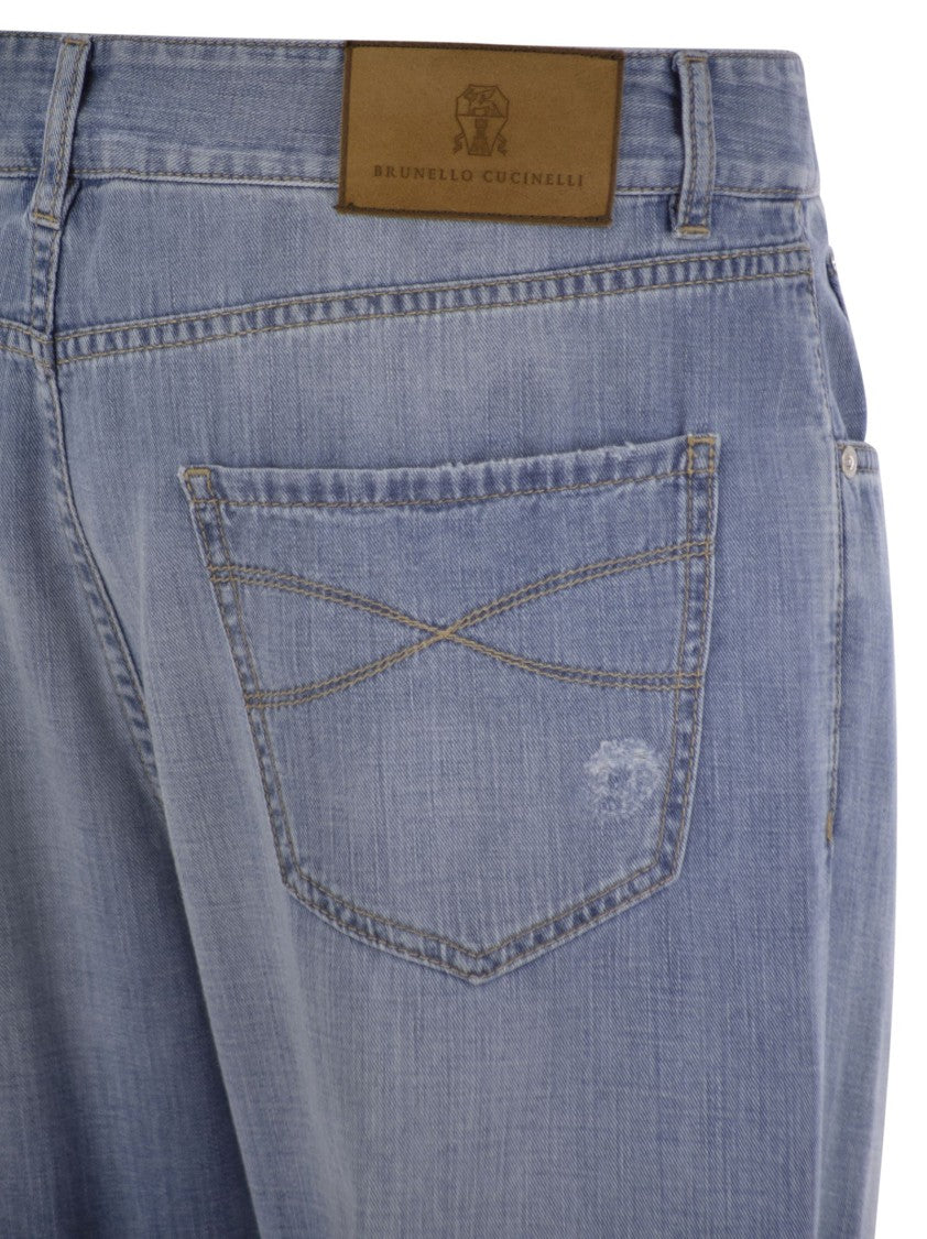 Brunello Cucinelli Five-Pocket Leisure Fit Trousers