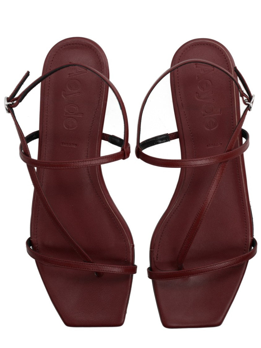 Aeydē Leather Minimalist Thong Sandals