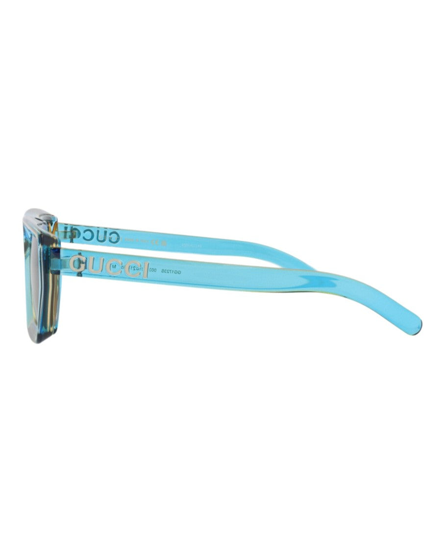 Gucci Square-Frame Injection Sunglasses