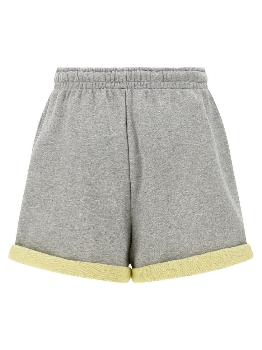 The Attico Double American Fleece Drawstring Shorts