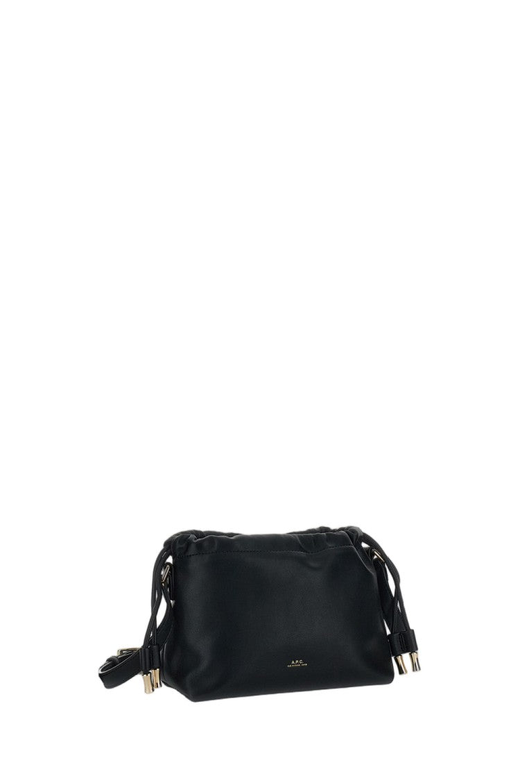 A.P.C. Black Ninon Mini Recycled Bag