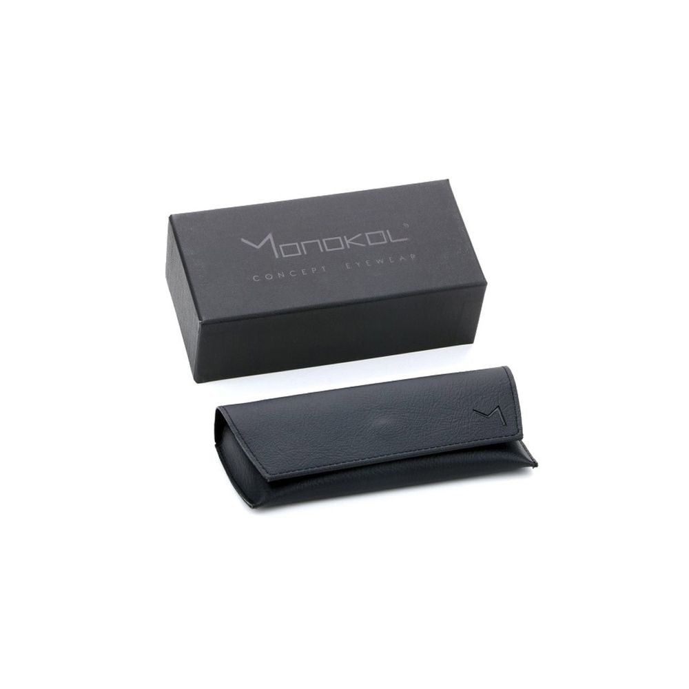 Monokol Concept Eyewear Mk304 Geometric Optical Frames In Transparent Green Mazzucchelli Acetate