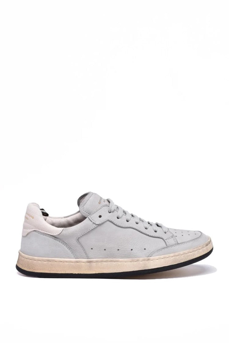 Officine Creative Leather Sneakers - Light Grey