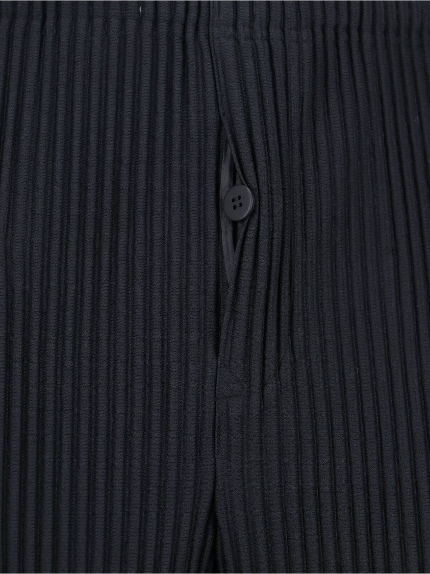 Homme Plissé Issey Miyake Pleated Pants – Black