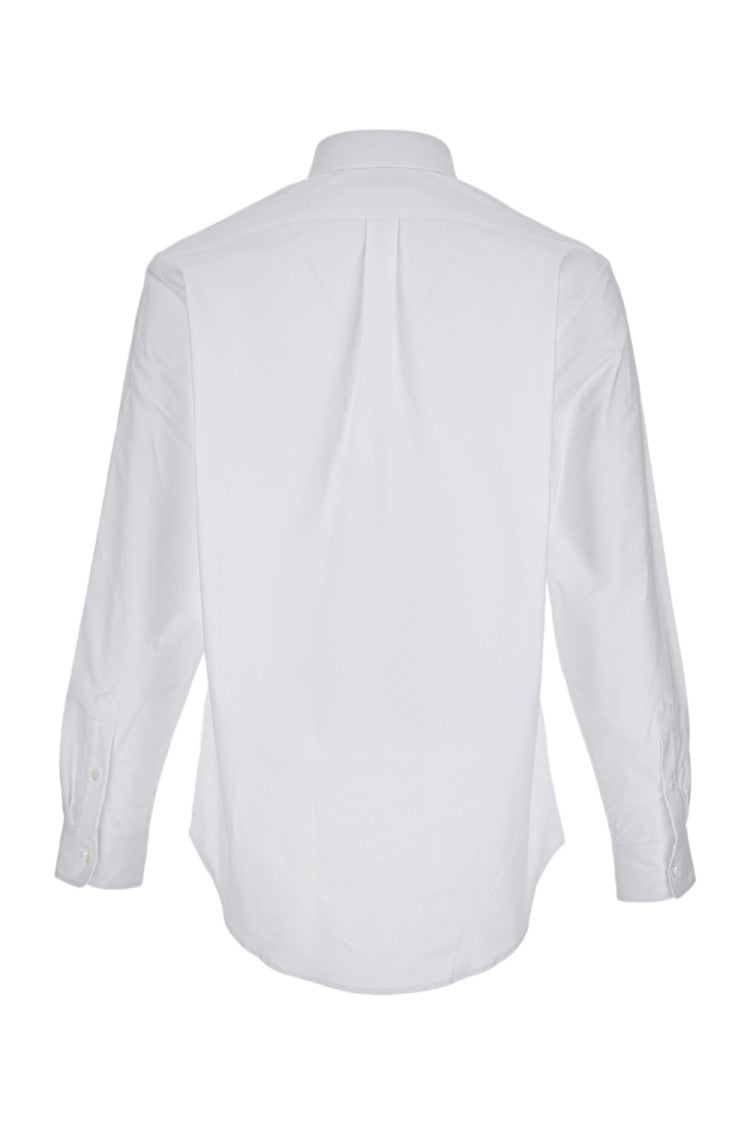 Givenchy Crisp Cotton Shirt With Embossed Branding And Pocket Detail