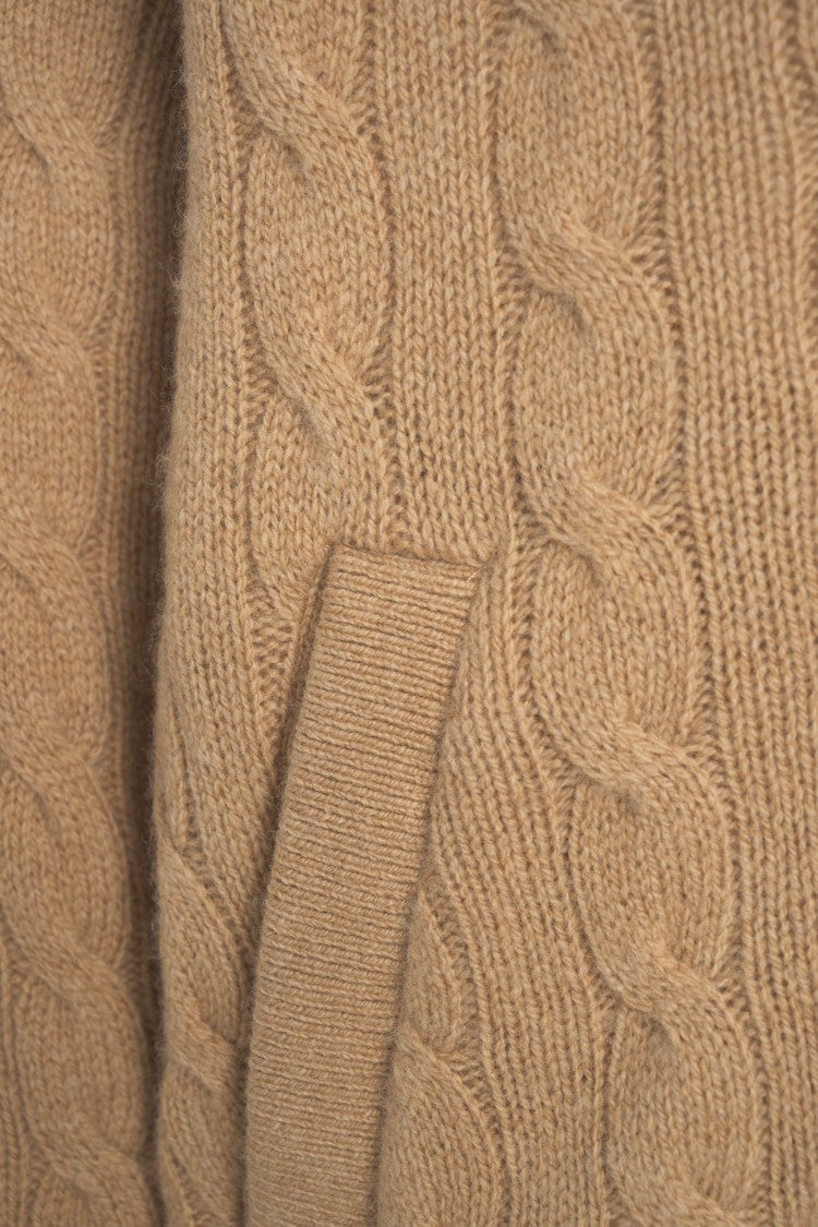 Polo Ralph Lauren Cable-Knit Bomber Jacket