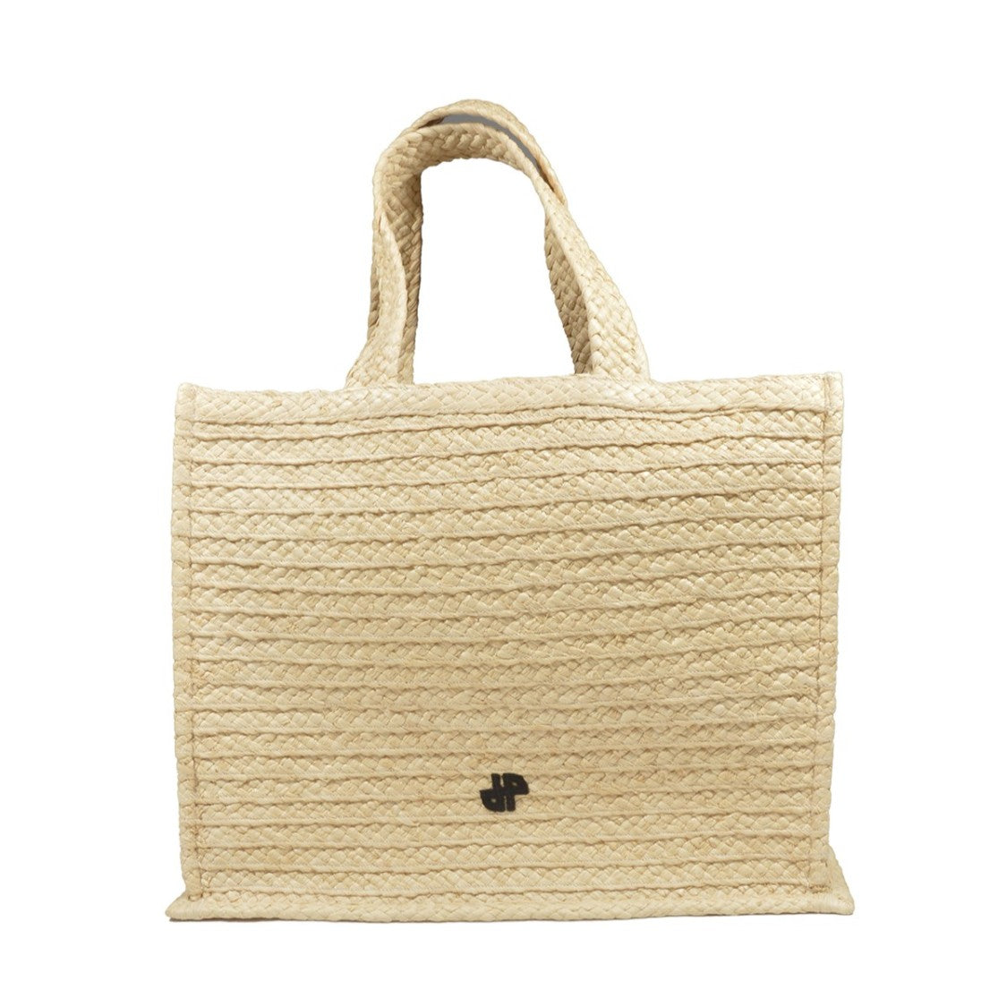 Patou Vanilla Raffia Tote Bag