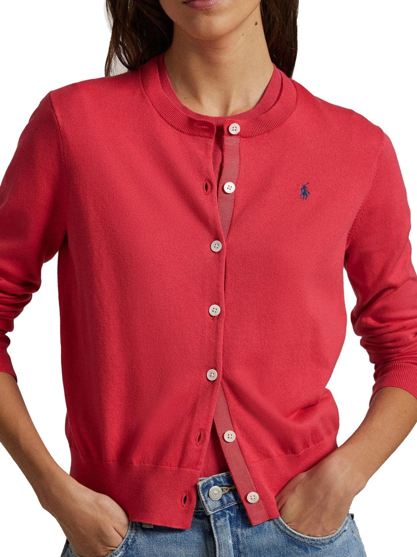Polo Ralph Lauren Classic Button-Down Cardigan With Subtle Logo