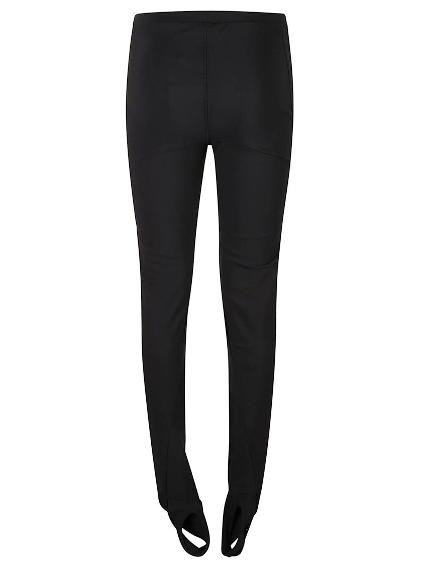 Iro High-Waisted Black Leggings With Stirrup Design
